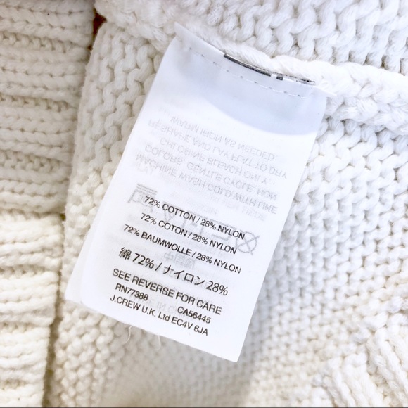 J.Crew Americana Cream & Navy Sweater XXS - Picture 7 of 8